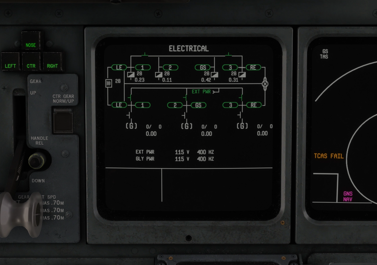 Systems Display - Electrical Configuration